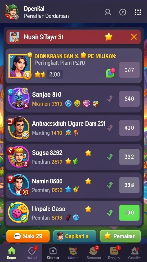 okgames - Tampilan awal yang menarik dengan berbagai pilihan permainan.