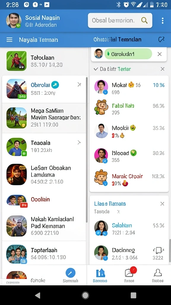 okgames - Desain grafis yang colorful dan menawan.